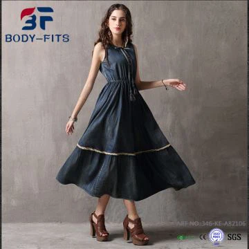 Pakaian Jeans Denim Jeans tanpa lengan